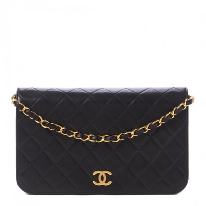 Chanel Lambskin Quilted Small Single Flap Black 1 of 9