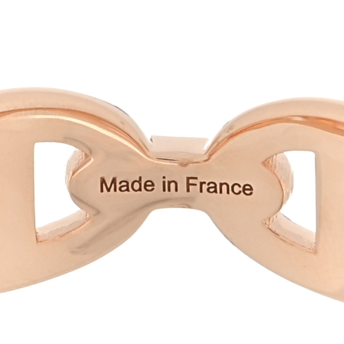 18K Rose Gold PM Chaine d'Ancre Enchainee Ring 51 5.75