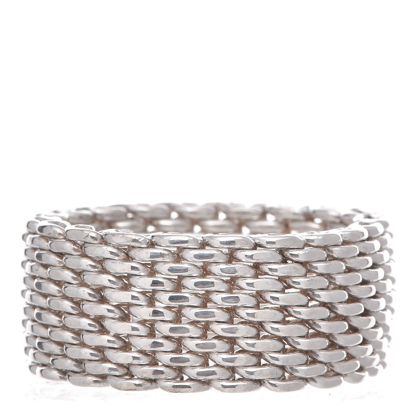 Sterling Silver Somerset Mesh Ring 60 9