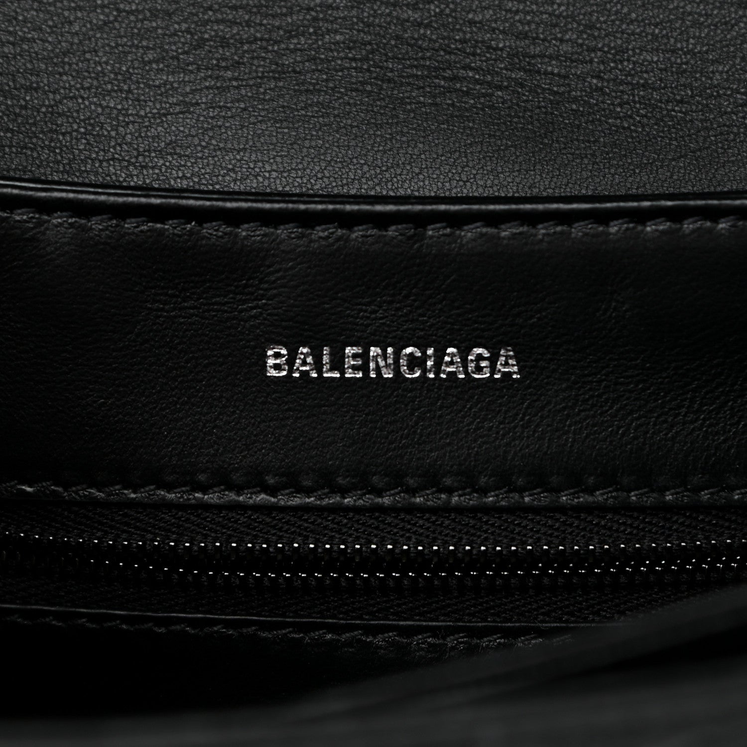 Balenciaga Nappa BB Monogram Embossed Medium Triplet Bag Black 6 of 10