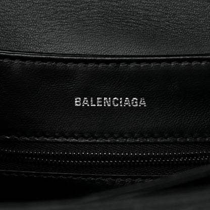 Balenciaga Nappa BB Monogram Embossed Medium Triplet Bag Black 6 of 10