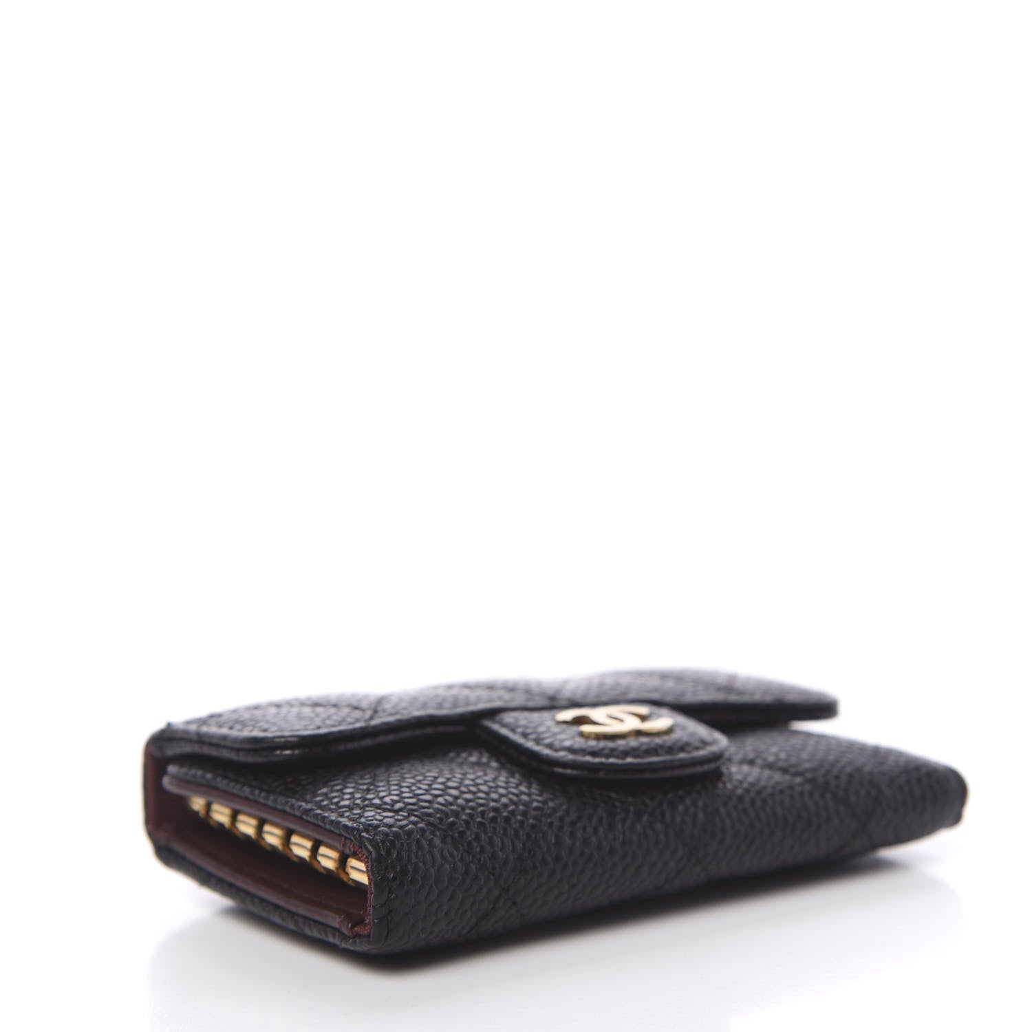 Chanel Caviar Quilted 6 Key Holder Black 4 of 14