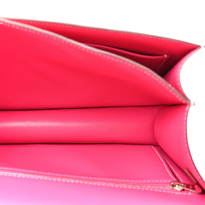 Hermes Epsom Constance 24 Rose Tyrien 6 of 11