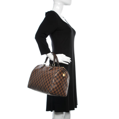 Louis Vuitton Damier Ebene Speedy 30 2 of 14
