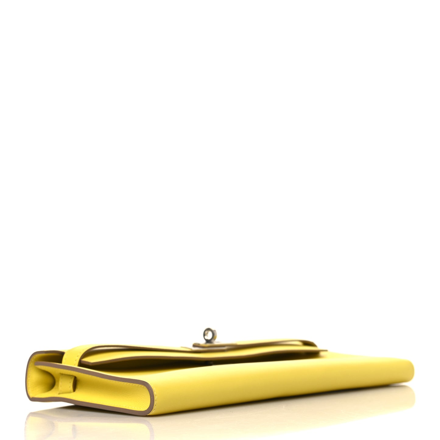 Swift Kelly Cut Clutch Pochette Lime