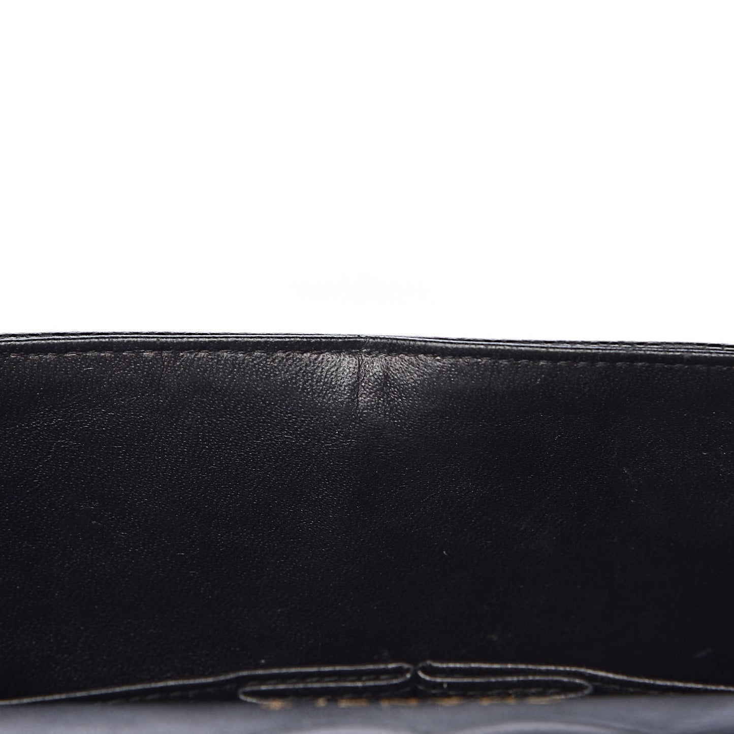 Caviar Quilted Small Double Flap Black