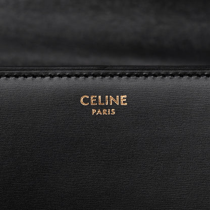 Celine Box Calfskin Medium Classic Box Flap Bag Black 5 of 13