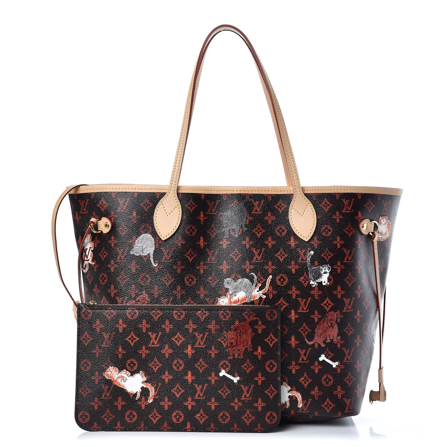 Catogram Neverfull MM Marron