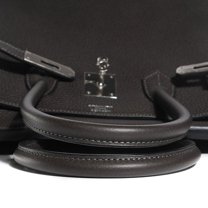 Hermes Taurillon Clemence Birkin 35 Graphite 23 of 27