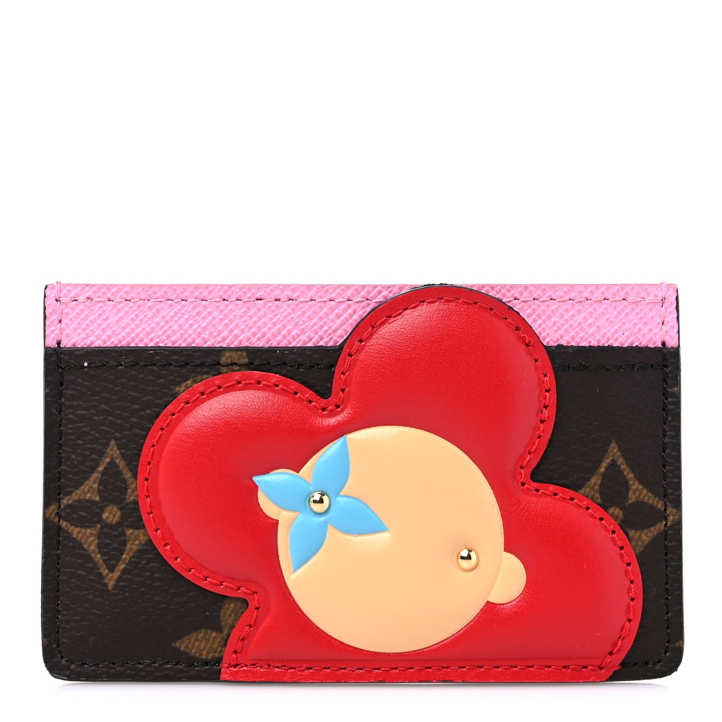 Monogram Vivienne Card Holder Pale Pink