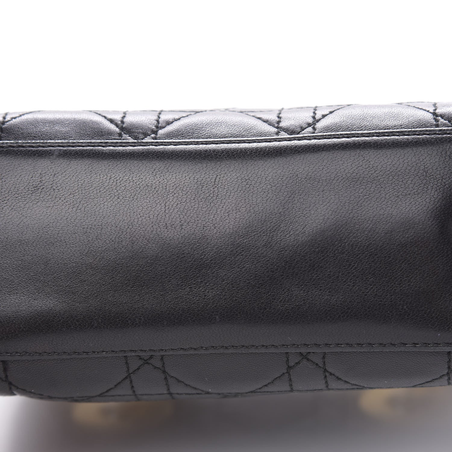 Christian Dior Lambskin Cannage Mini Lady Dior Black 12 of 13