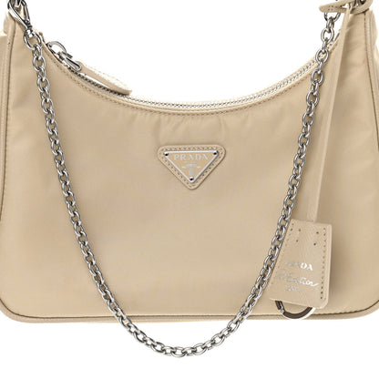 Prada Nylon Re-Edition 2005 Shoulder Bag Deserto 11 of 13