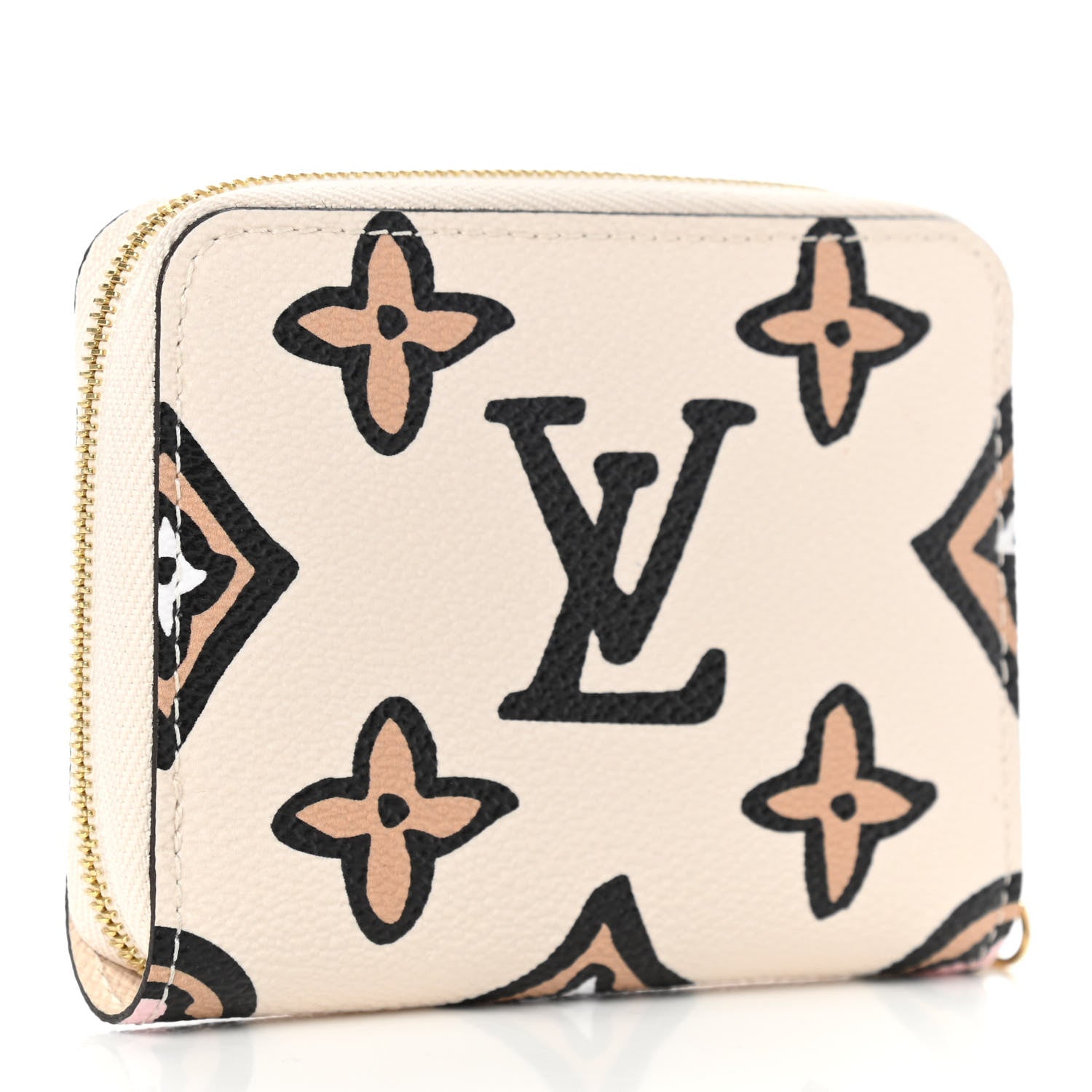 Louis Vuitton Monogram Giant Wild At Heart Zippy Coin Purse Creme 3 of 6