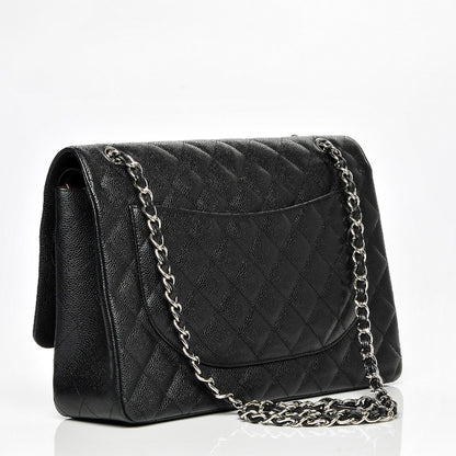 Chanel Caviar Quilted Maxi Double Flap Black 3 of 7