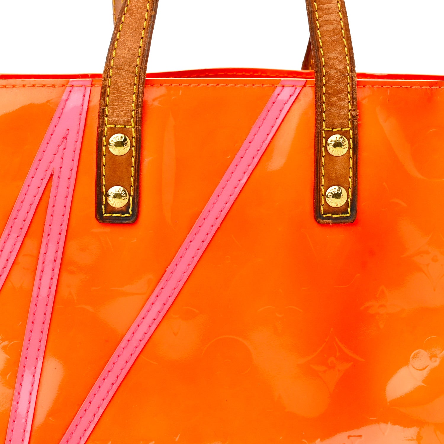 Louis Vuitton Vernis Fluo Reade PM Orange 6 of 17