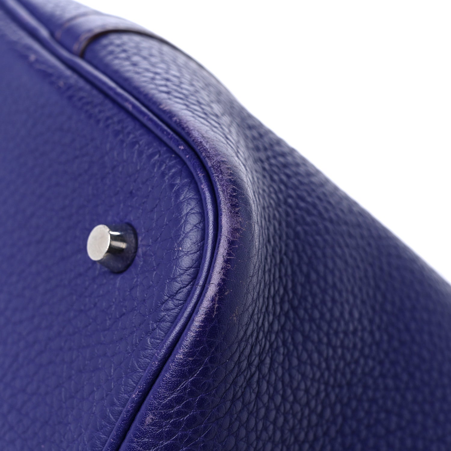 Hermes Taurillon Clemence Picotin Lock 22 MM Iris 11 of 14