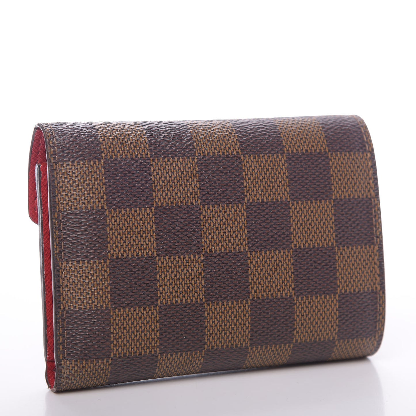 Damier Ebene Victorine Wallet Red