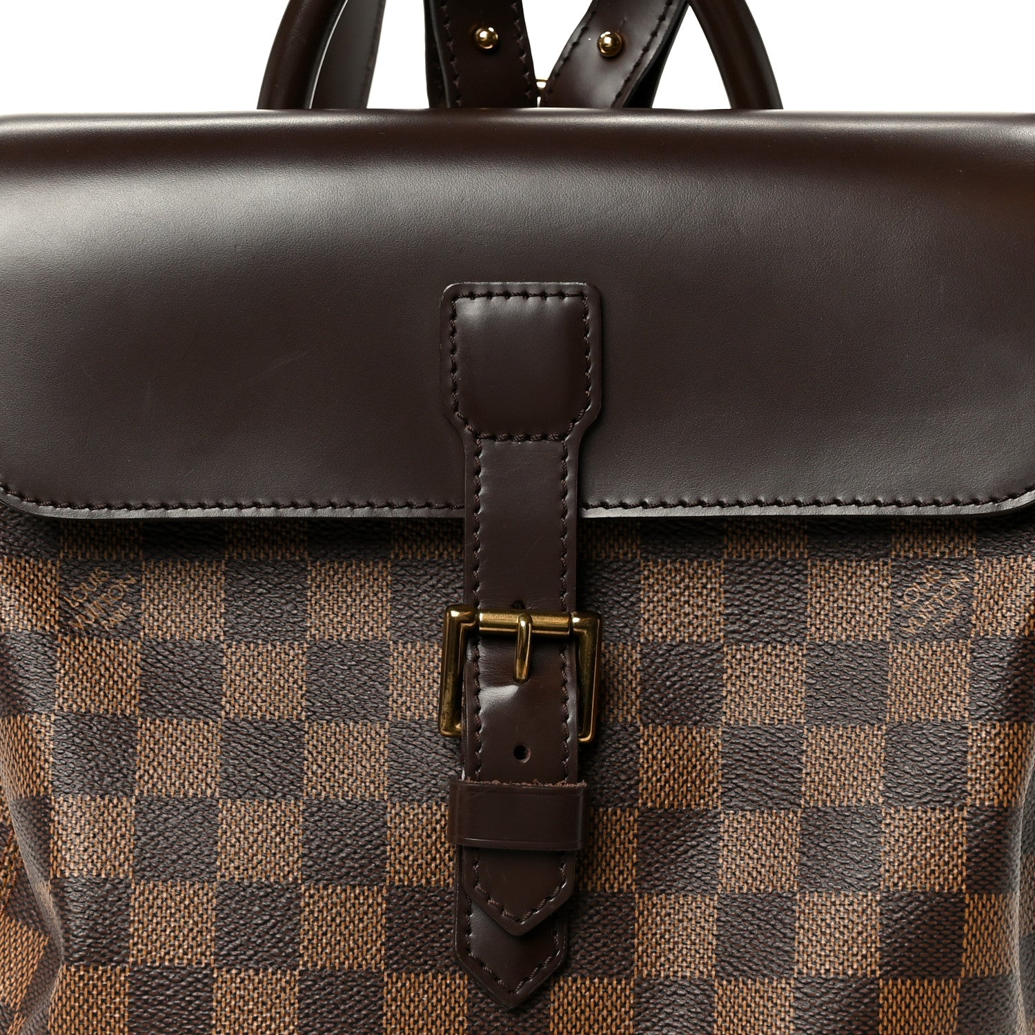 Louis Vuitton Damier Ebene Soho Backpack 7 of 9
