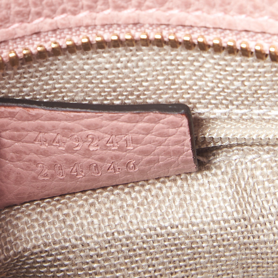 Monogram Small Bree Tote Beige Soft Pink