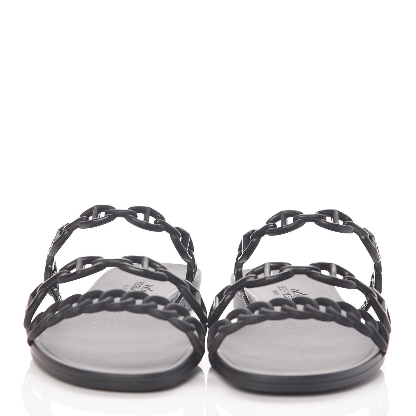 Rubber Chaine d'Ancre Rivage Sandals 35 Black