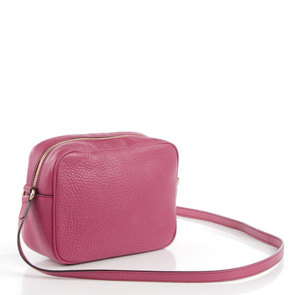 Gucci Pebbled Calfskin Small Soho Disco Bag Peonia Flower 3 of 7