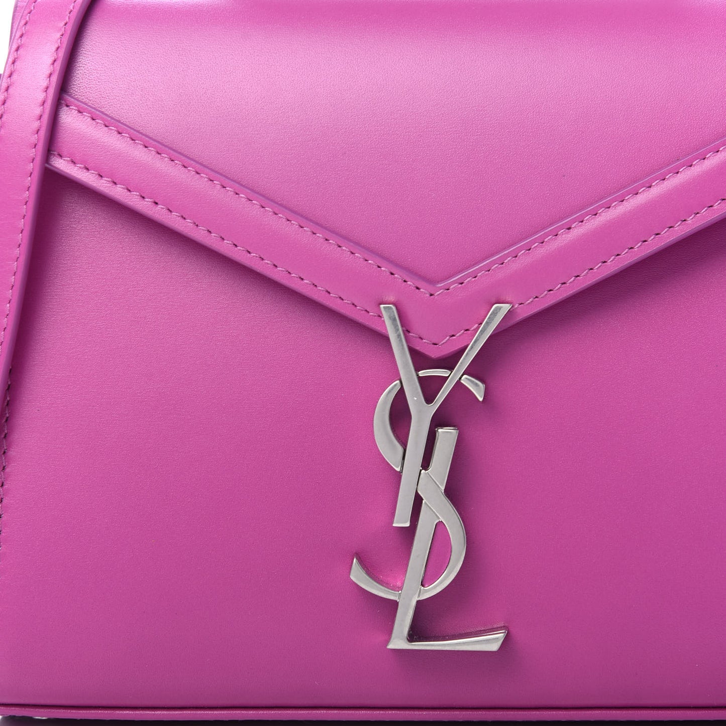Calfskin Mini Classic Monogram Cassandra Top Handle Bag Electric Fuchsia