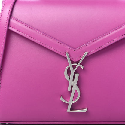 Saint Laurent Calfskin Mini Classic Monogram Cassandra Top Handle Bag Electric Fuchsia 11 of 11