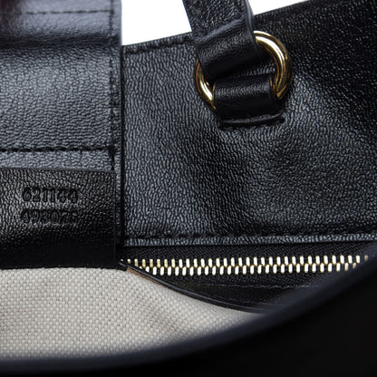 Gucci New Sakai Calfskin Lux Medium Horsebit 1955 Tote Bag Black 9 of 9