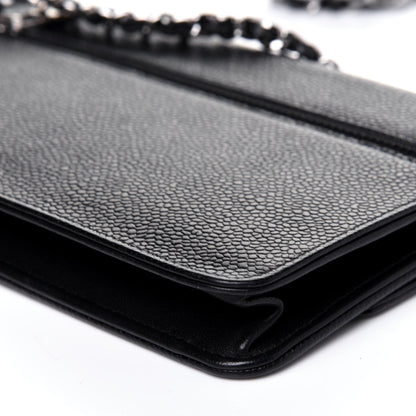 Chanel Caviar Timeless CC Wallet On Chain WOC Black 13 of 13