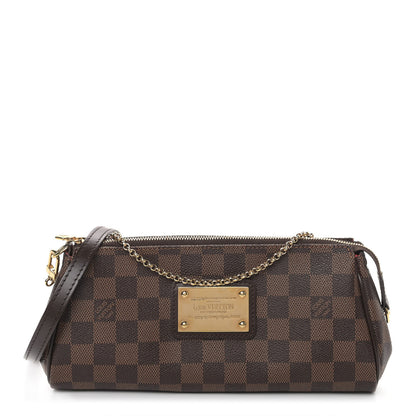 Louis Vuitton Damier Ebene Eva Clutch 1 of 10