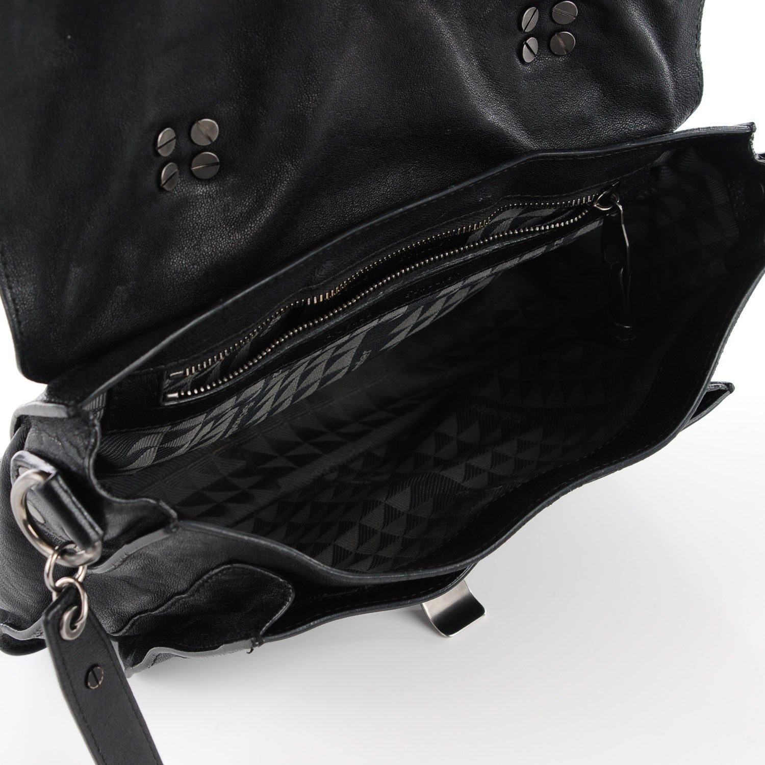 Proenza Schouler Lambskin Tiny PS1 Satchel Black 5 of 14