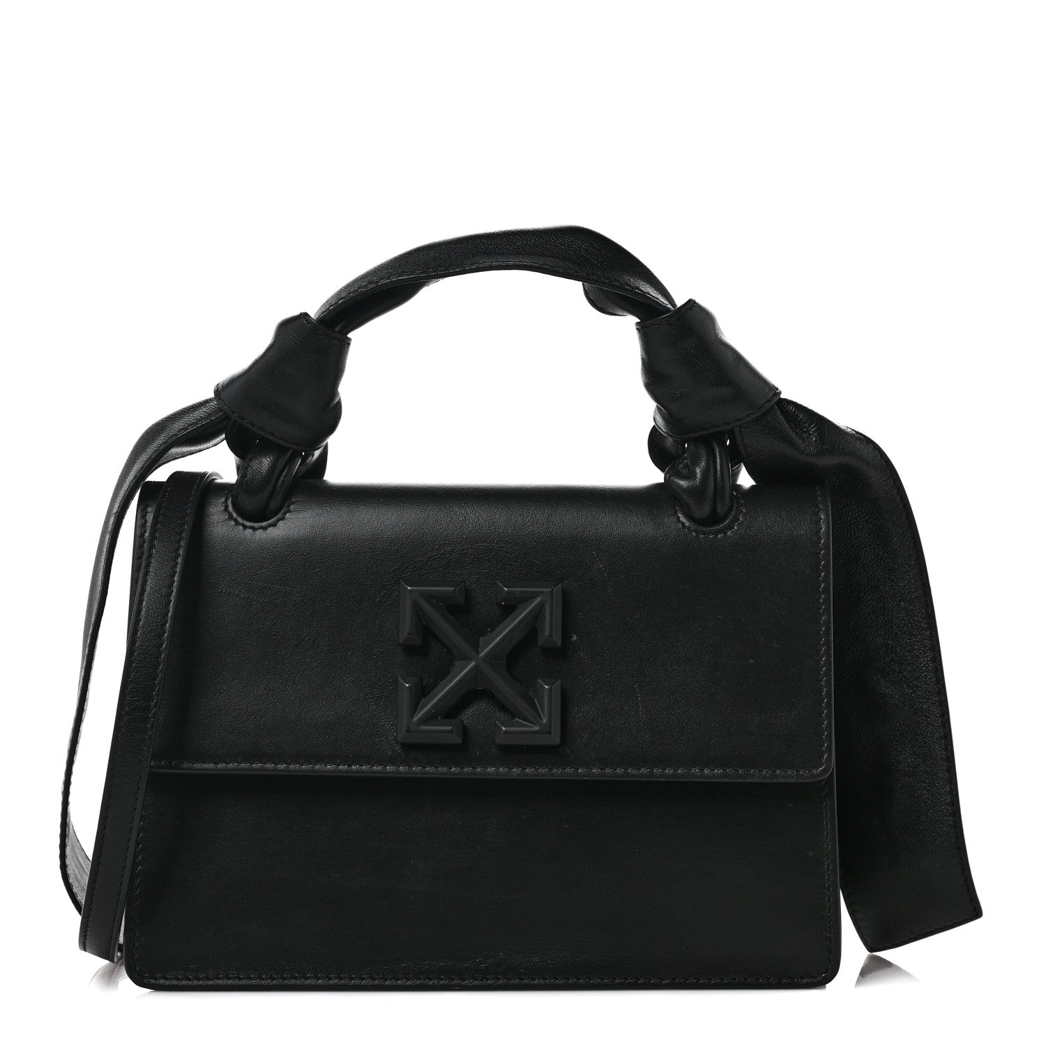 Off-White Calfskin Jitney 1.4 Bag Black 1 of 11