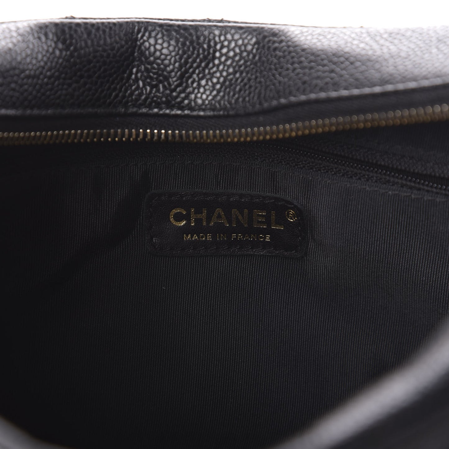 Caviar Quilted Timeless CC Shoulder Bag Black