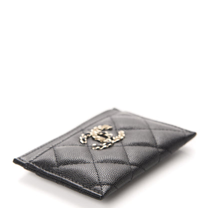 Chanel Caviar Quilted French New Wave Card Holder Black 4 of 9