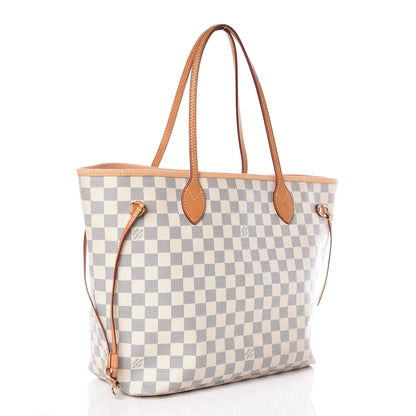Louis Vuitton Damier Azur Neverfull MM 3 of 9