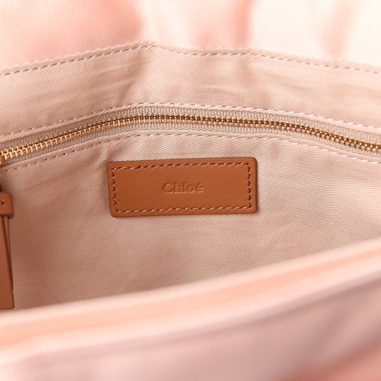 CHLOE Satin Diaper Bag Pink