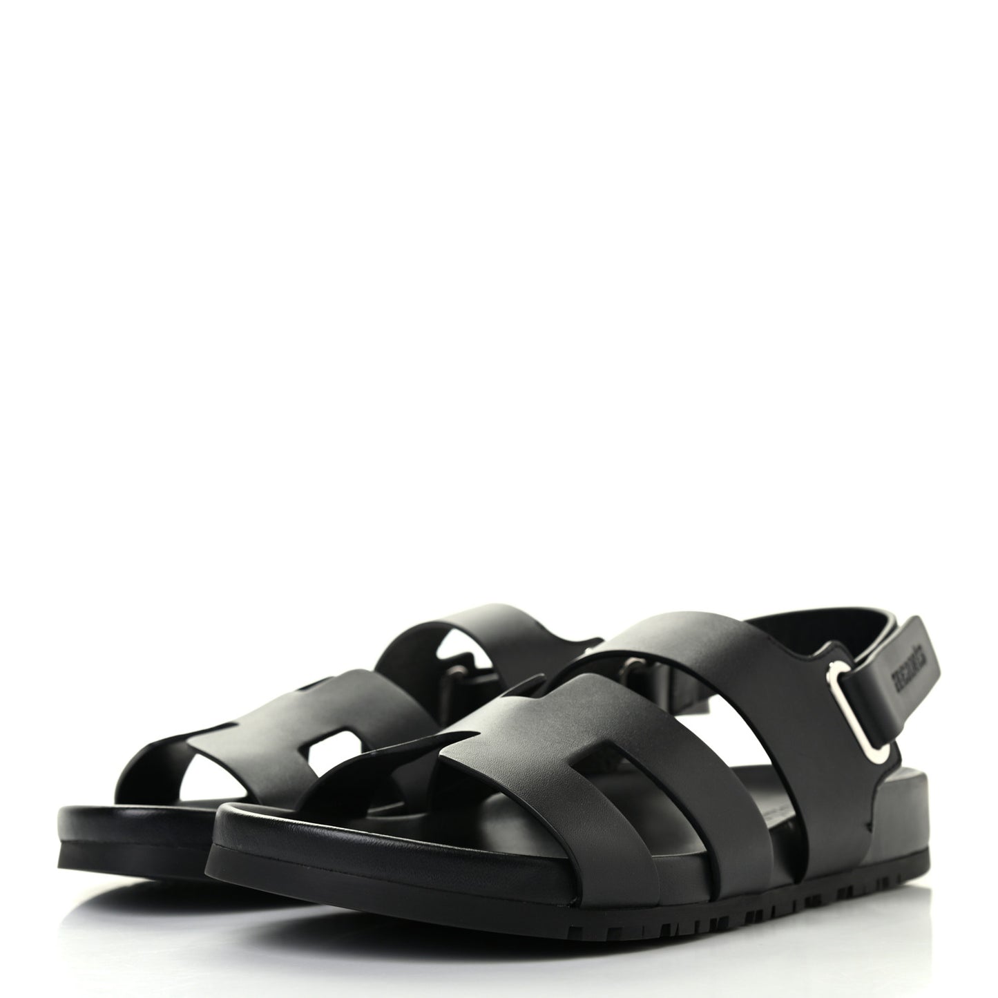 Calfskin Womens Takara Sandals 38.5 Black
