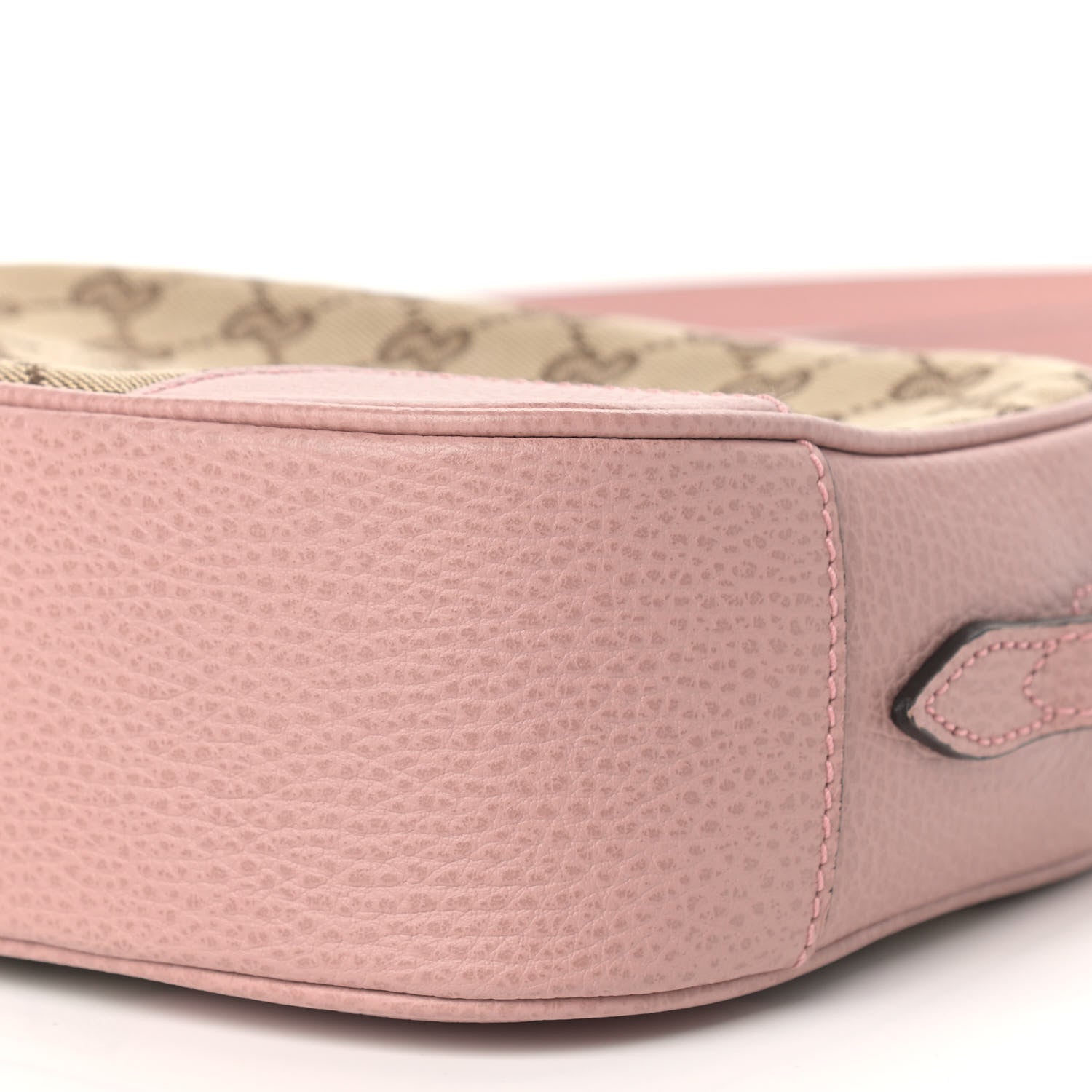 Gucci Monogram Mini Bree Messenger Bag Beige Soft Pink 9 of 9