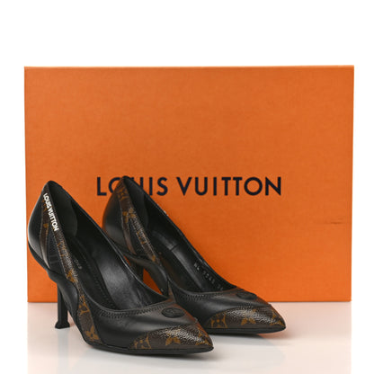 Louis Vuitton Patent Monogram Archlight Pumps 36 Black 9 of 9