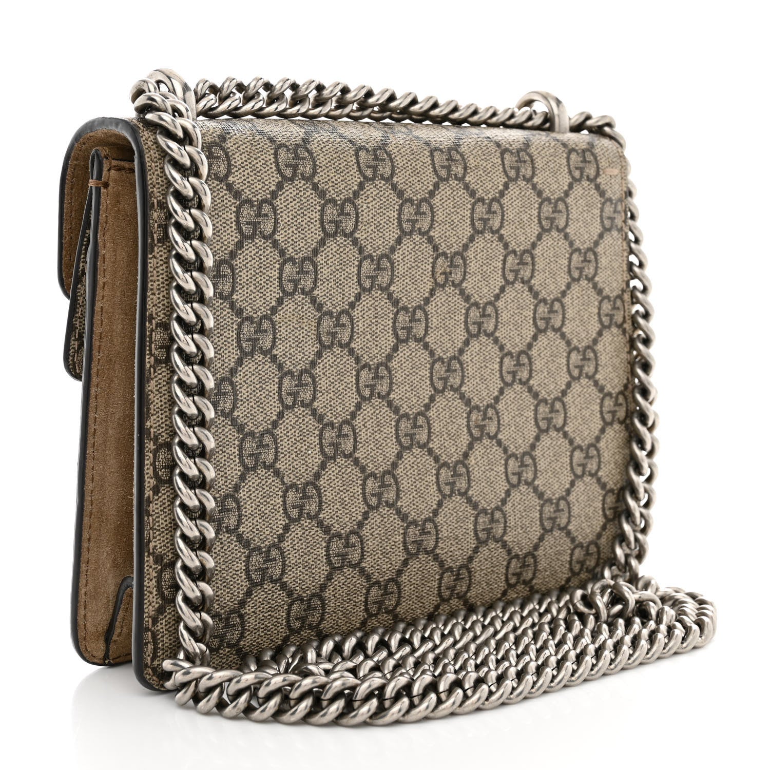 Gucci GG Supreme Monogram Mini Dionysus Shoulder Bag Taupe 2 of 10