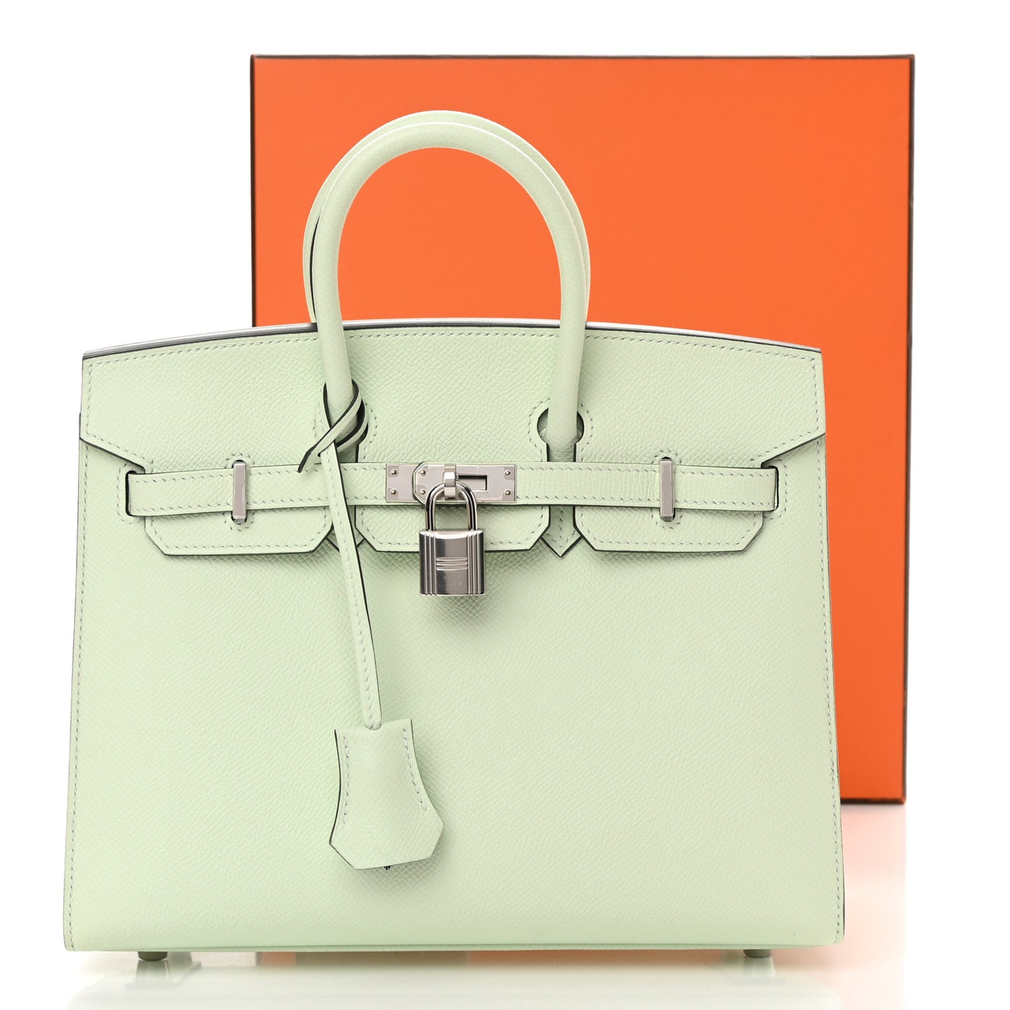 Epsom Birkin Sellier 25 Vert Fizz