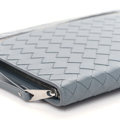 Bottega Veneta Calfskin Intrecciato Small Document Case Thunder 7 of 8