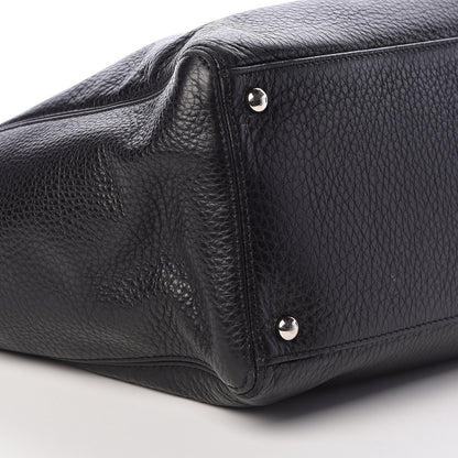 Chanel Deerskin Cerf Executive Shopper Tote Black 9 of 10