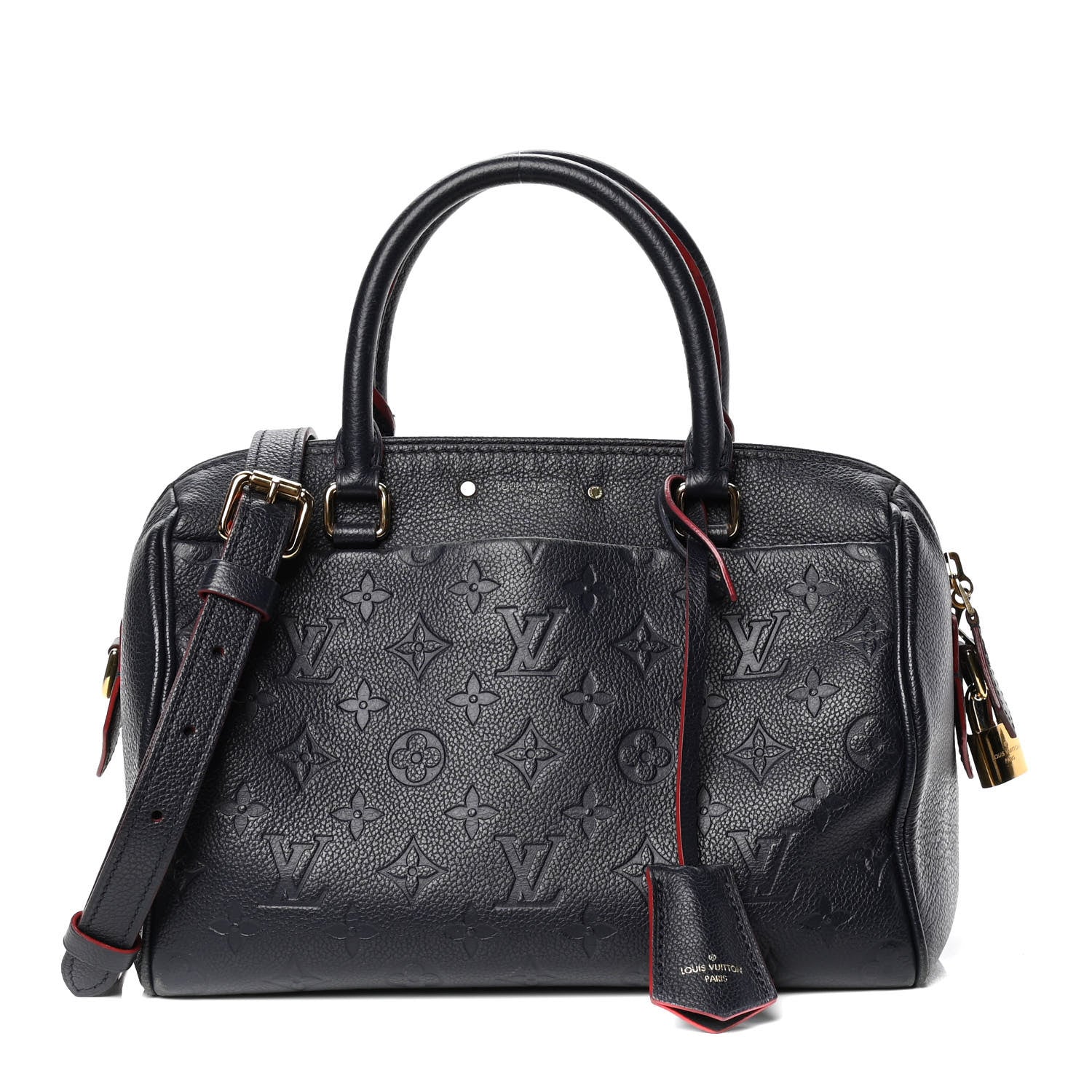 Louis Vuitton Empreinte Speedy Bandouliere 25 NM Marine Rouge 1 of 6