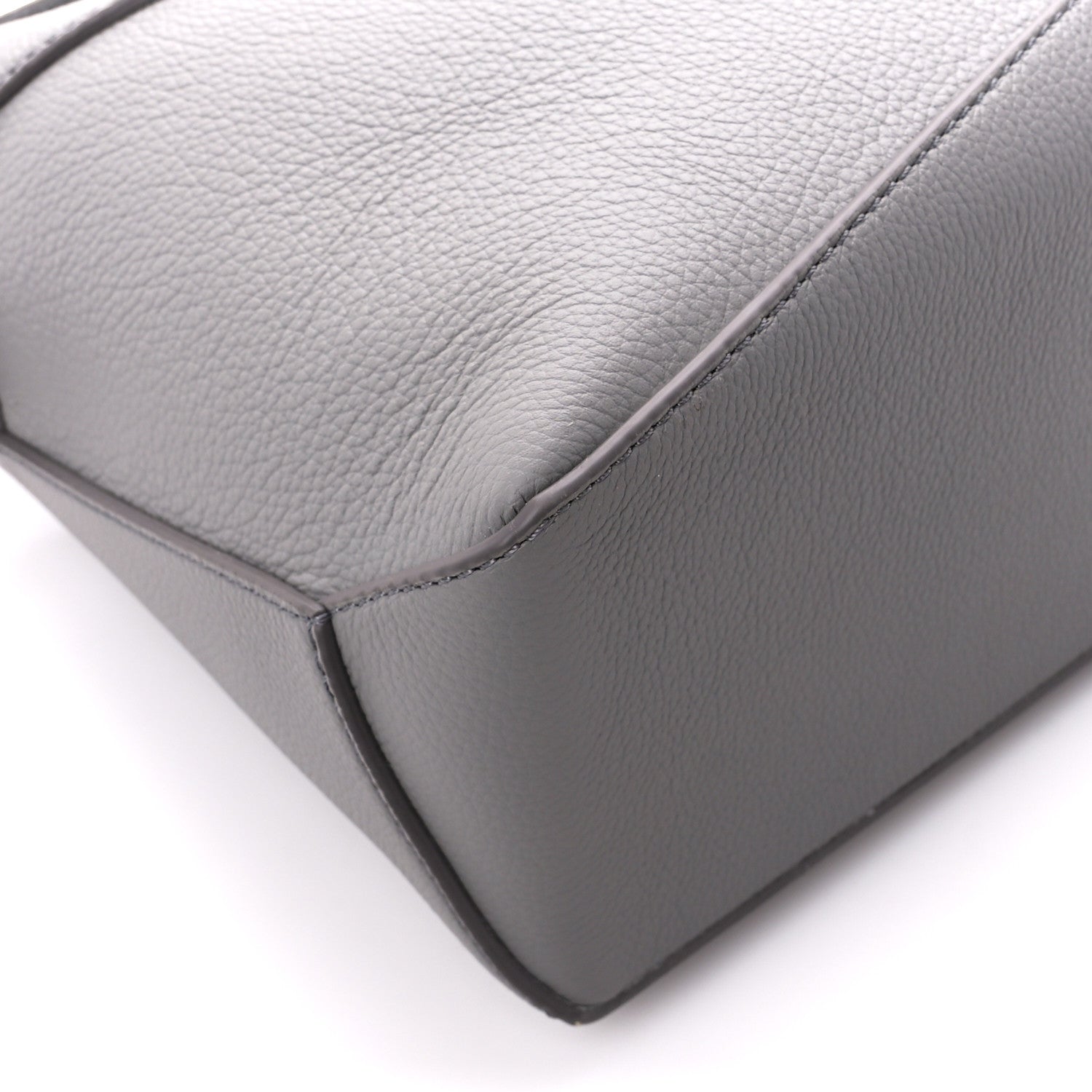 Loewe Soft Grained Calfskin Small Puzzle Edge Bag Pearl Grey 9 of 10