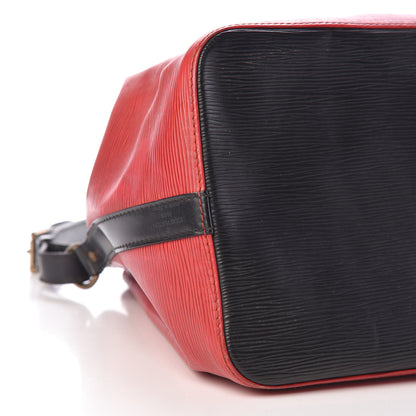 Louis Vuitton Epi Petit Noe Red Black 10 of 11