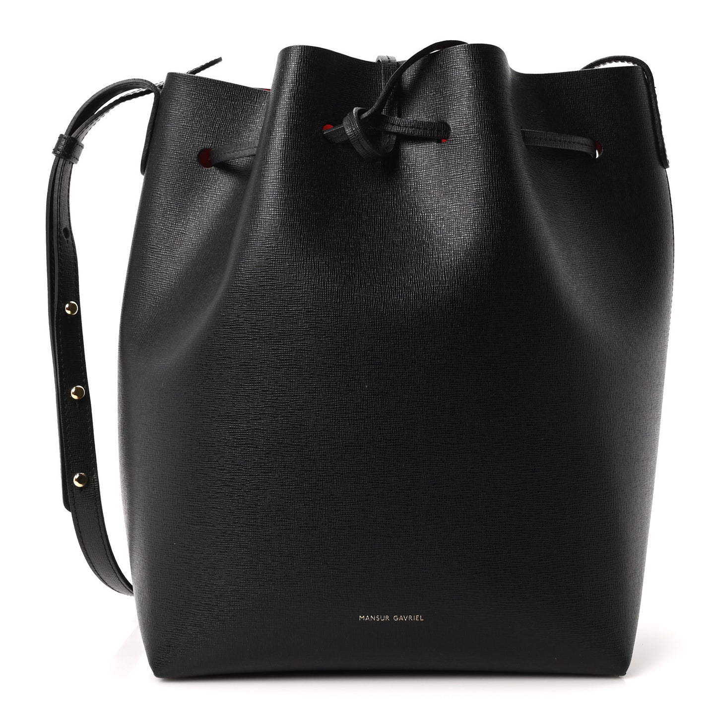 Saffiano Bucket Bag Black Flamma