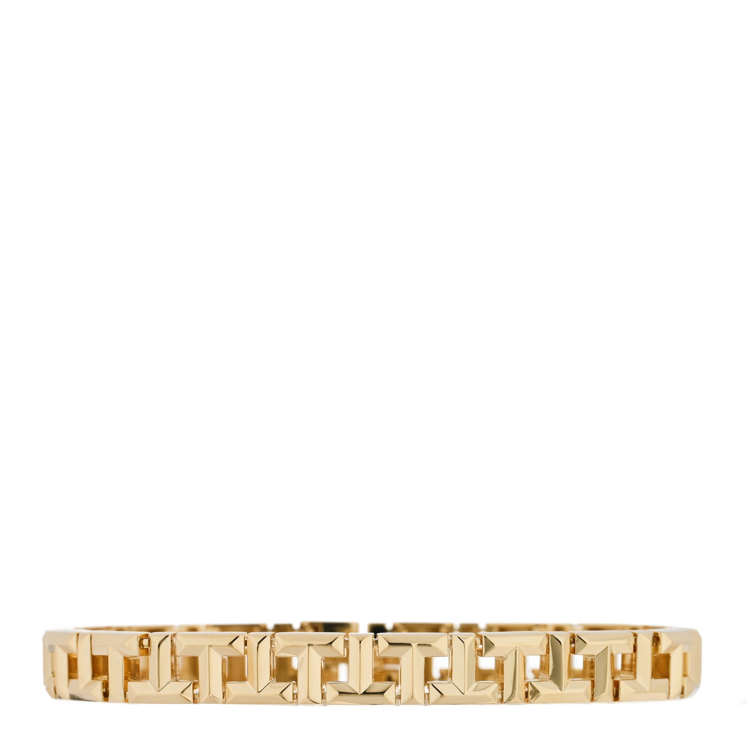 Tiffany 18K Yellow Gold Narrow T True Bracelet 1 of 4