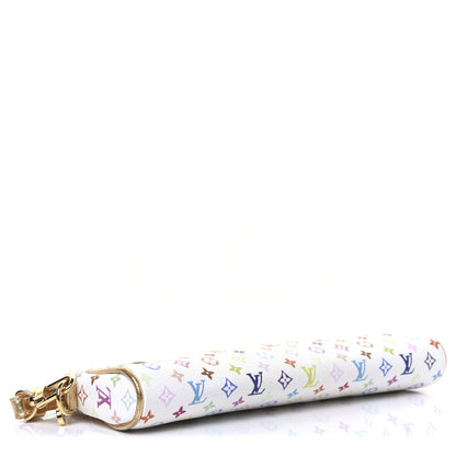 Louis Vuitton Monogram Multicolor Kate Clutch White 4 of 14