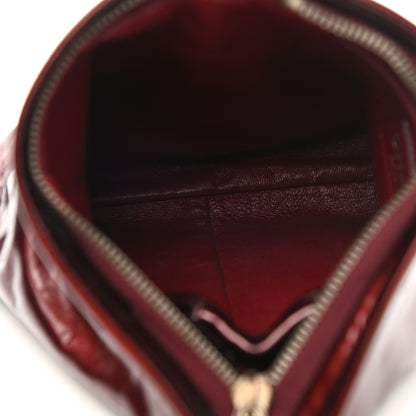 Chanel Patent Small Bonbons Wristlet Dark Bordeaux 6 of 8